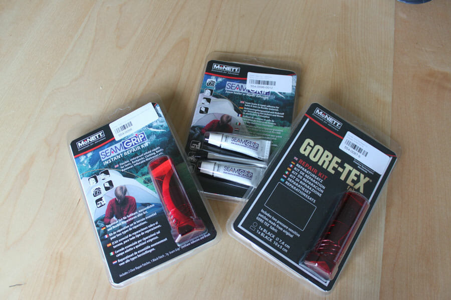 McNett - Seam Grip - Nahtdichter, McNett - Seam Grip - Universal Repair Kit, McNett - Gore-Tex Repair Kit